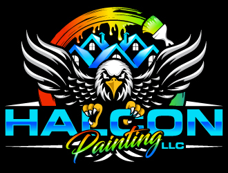 Halcon Painting LLC  logo design by Suvendu