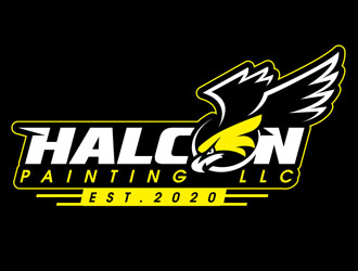 Halcon Painting LLC  logo design by DreamLogoDesign