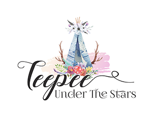 Teepee Under The Stars logo design by 3Dlogos
