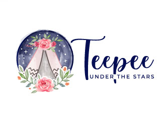 Teepee Under The Stars logo design by MonkDesign