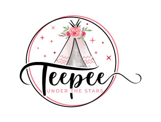 Teepee Under The Stars logo design by MonkDesign