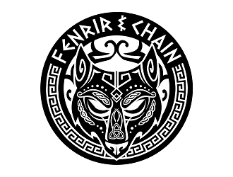 Fenrir & Chain logo design by haze
