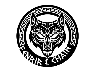 Fenrir & Chain logo design by haze
