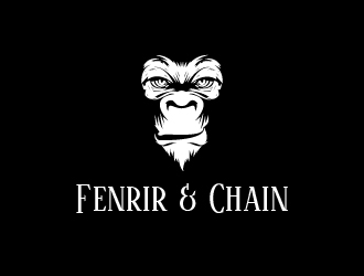 Fenrir & Chain logo design by Dianasari