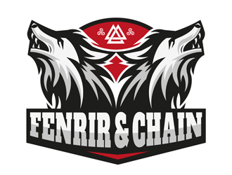 Fenrir & Chain logo design by DreamLogoDesign