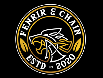 Fenrir & Chain logo design by DreamLogoDesign