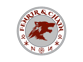 Fenrir & Chain logo design by pilKB