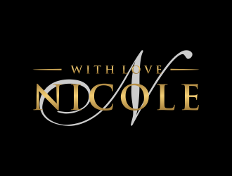 WITH LOVE, NICOLE logo design by christabel