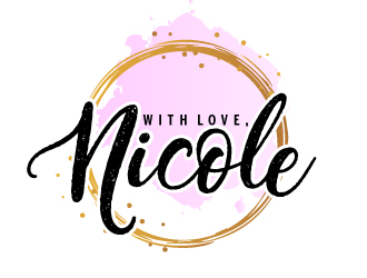 WITH LOVE, NICOLE logo design by AamirKhan