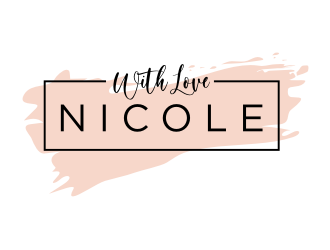 WITH LOVE, NICOLE logo design by Adundas