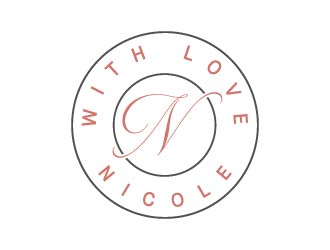 WITH LOVE, NICOLE logo design by maserik