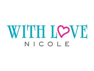WITH LOVE, NICOLE logo design by cikiyunn