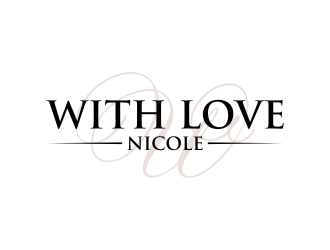 WITH LOVE, NICOLE logo design by javaz