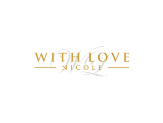WITH LOVE, NICOLE logo design by asyqh