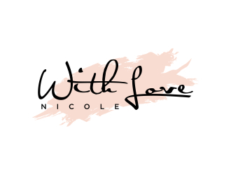 WITH LOVE, NICOLE logo design by javaz