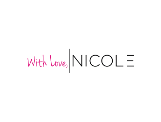 WITH LOVE, NICOLE logo design by Diancox