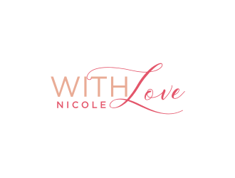 WITH LOVE, NICOLE logo design by Artomoro