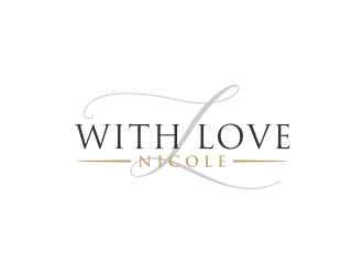 WITH LOVE, NICOLE logo design by Artomoro
