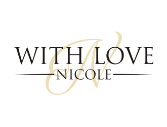 WITH LOVE, NICOLE logo design by Franky.