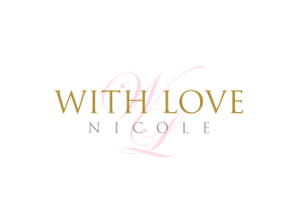 WITH LOVE, NICOLE logo design by narnia