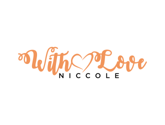 WITH LOVE, NICOLE logo design by FirmanGibran