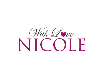 WITH LOVE, NICOLE logo design by ingepro