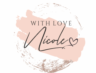 WITH LOVE, NICOLE logo design by nikkiblue