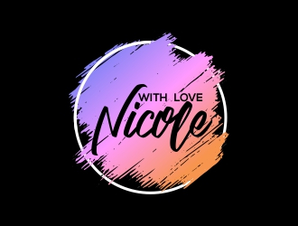 WITH LOVE, NICOLE logo design by MonkDesign