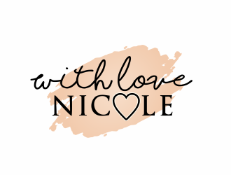 WITH LOVE, NICOLE logo design by serprimero