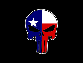Texas Punisher logo design by evdesign