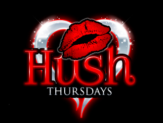 HUSH Thursdays logo design by uttam