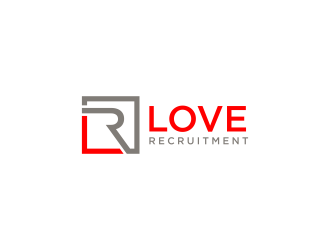 Love Recruitment logo design by RIANW