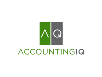 AccountingIQ logo design by alby