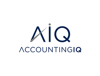 AccountingIQ logo design by alby