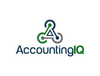AccountingIQ logo design by pixalrahul