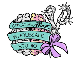 Creative Mojo Wholesale Studio logo design by DreamLogoDesign