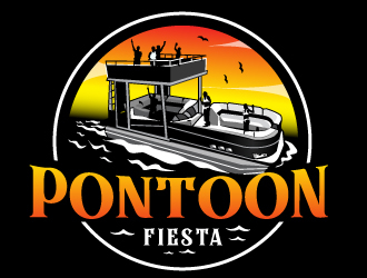 PONTOONFIESTA logo design by Suvendu