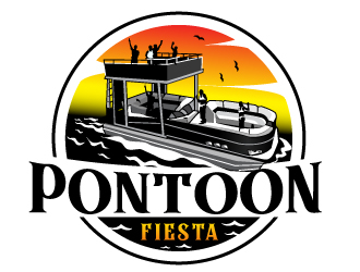PONTOONFIESTA logo design by Suvendu
