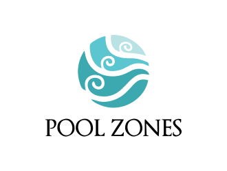 Pool Zones logo design by JessicaLopes
