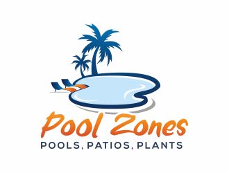 Pool Zones logo design by menanagan