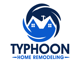 Typhoon Home Remodeling  logo design by PMG