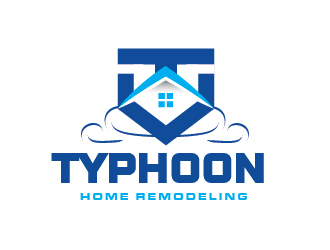 Typhoon Home Remodeling  logo design by il-in