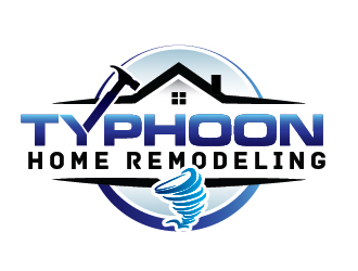 Typhoon Home Remodeling  logo design by il-in