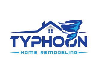 Typhoon Home Remodeling  logo design by il-in