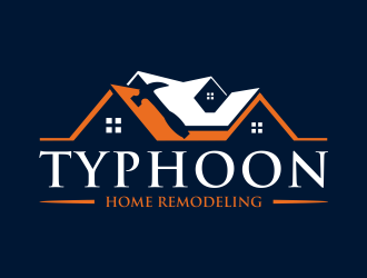 Typhoon Home Remodeling  logo design by GassPoll