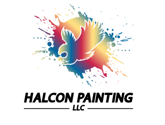 Halcon Painting LLC  logo design by drifelm