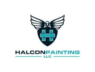 Halcon Painting LLC  logo design by FloVal