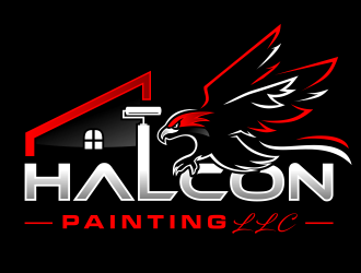 Halcon Painting LLC  logo design by Gopil