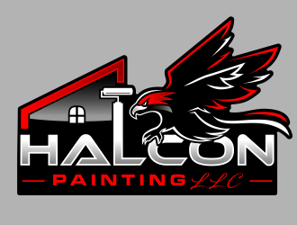 Halcon Painting LLC  logo design by Gopil