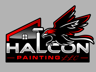 Halcon Painting LLC  logo design by Gopil